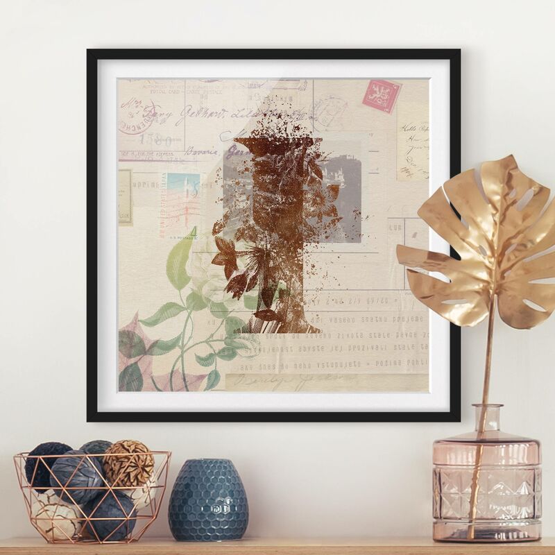 Póster enmarcado - Vintage Oro Alphabet Lettera I Dimensión LxA: 70cm x 70cm, Marco: Negro
Póster enmarcado - Vintage Oro Alphabet Lettera I Dimensión LxA: 70cm x 70cm, Marco: Negro