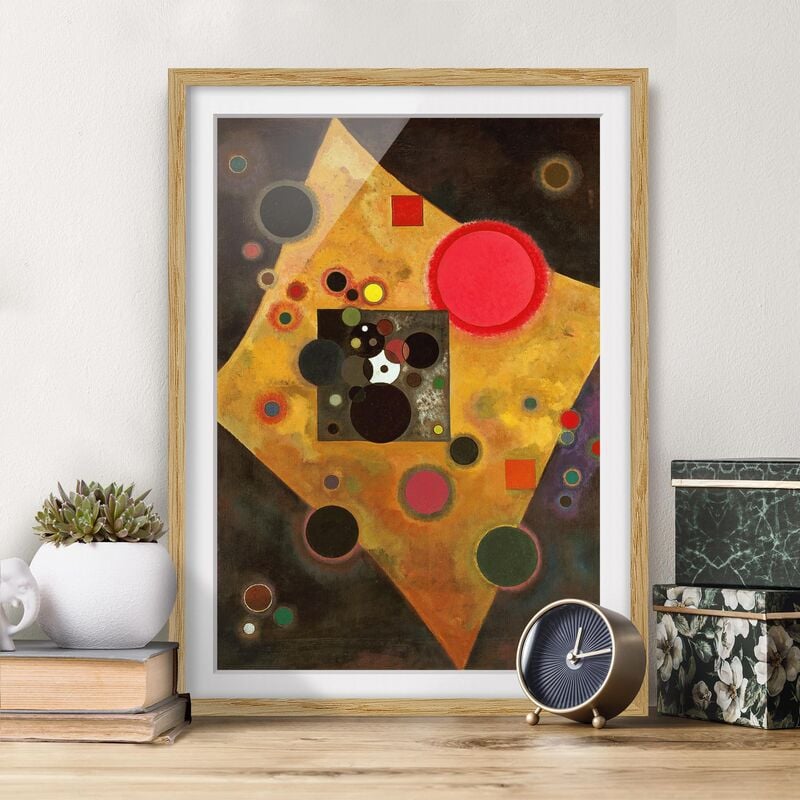 Póster enmarcado - Wassily Kandinsky - Accent In Pink Dimensión LxA: 100cm x 70cm, Marco: Roble
Póster enmarcado - Wassily Kandinsky - Accent In Pink Dimensión LxA: 100cm x 70cm, Marco: Roble