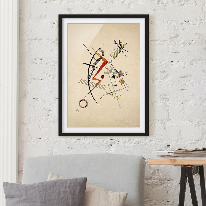 Póster enmarcado - Wassily Kandinsky - Annual Gift To The Kandinsky Society Dimensión LxA: 100cm x 70cm, Marco: Negro
Póster enmarcado - Wassily Kandinsky - Annual Gift To The Kandinsky Society Dimensión LxA: 100cm x 70cm, Marco: Negro
