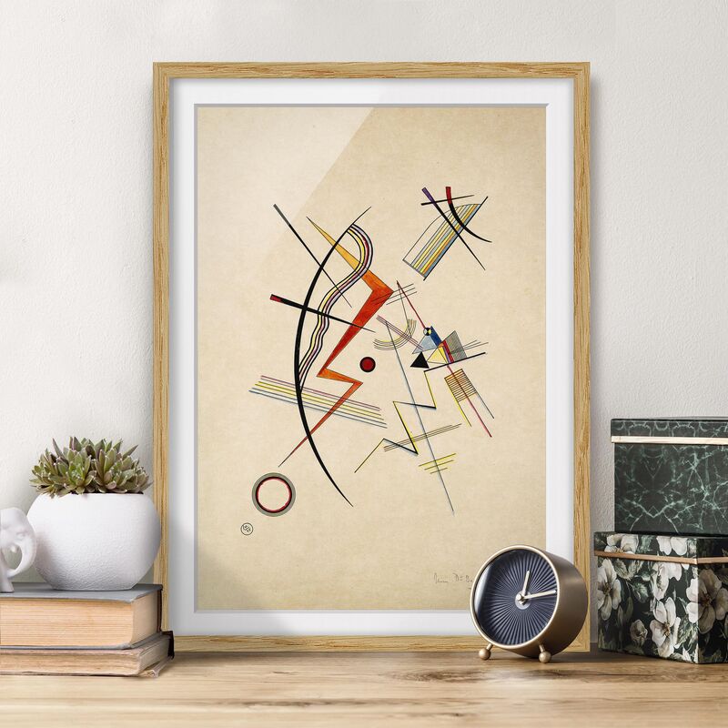 Póster enmarcado - Wassily Kandinsky - Annual Gift To The Kandinsky Society Dimensión LxA: 24cm x 18cm, Marco: Roble
Póster enmarcado - Wassily Kandinsky - Annual Gift To The Kandinsky Society Dimensión LxA: 24cm x 18cm, Marco: Roble