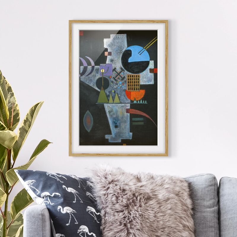 Póster enmarcado - Wassily Kandinsky - Cross Shape Dimensión LxA: 40cm x 30cm, Marco: Roble
Póster enmarcado - Wassily Kandinsky - Cross Shape Dimensión LxA: 40cm x 30cm, Marco: Roble