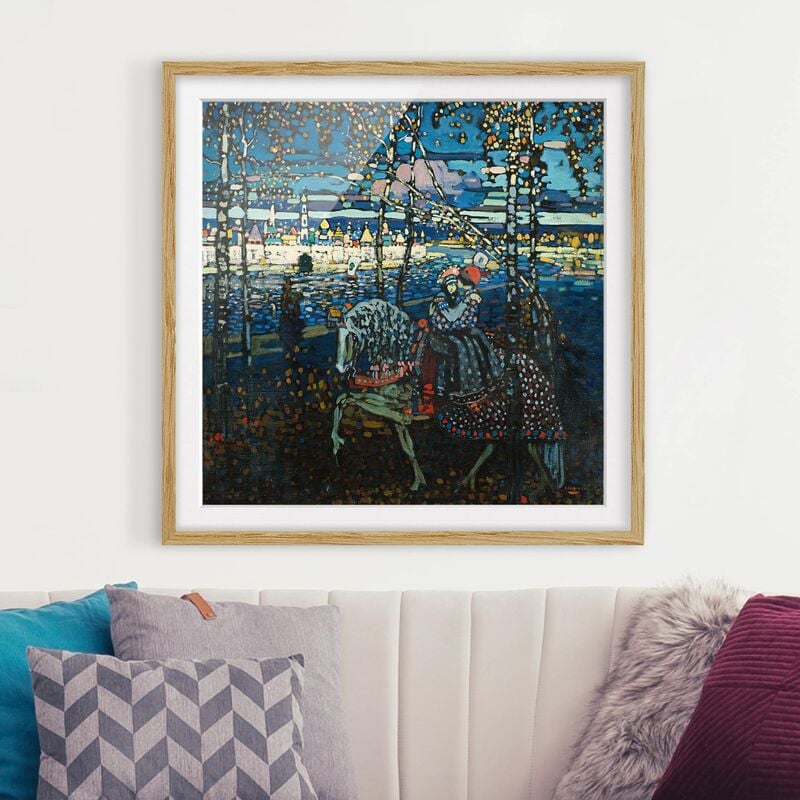 Póster enmarcado - Wassily Kandinsky - Riding Couple Dimensión LxA: 50cm x 50cm, Marco: Roble
Póster enmarcado - Wassily Kandinsky - Riding Couple Dimensión LxA: 50cm x 50cm, Marco: Roble