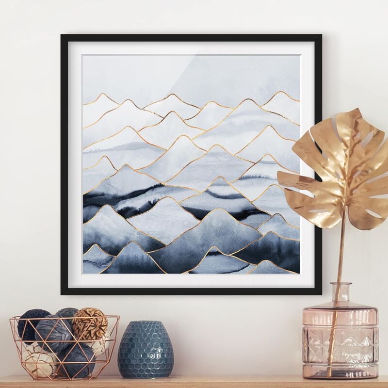Póster enmarcado - Acquerello Monti oro bianco Dimensión LxA: 70cm x 70cm, Marco: Negro
Póster enmarcado - Acquerello Monti oro bianco Dimensión LxA: 70cm x 70cm, Marco: Negro