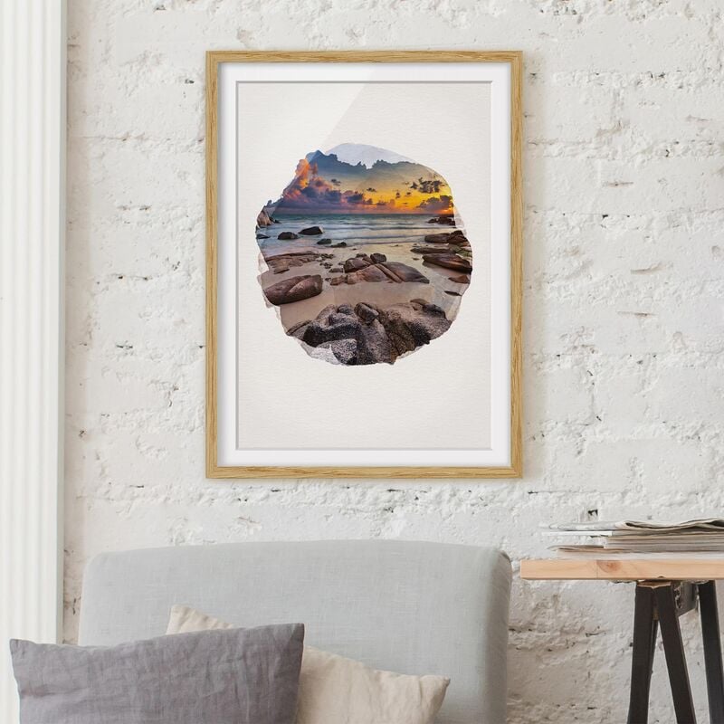 Póster enmarcado - Acquarelli - Spiaggia Alba In Thailandia Dimensión LxA: 40cm x 30cm, Marco: Roble
Póster enmarcado - Acquarelli - Spiaggia Alba In Thailandia Dimensión LxA: 40cm x 30cm, Marco: Roble