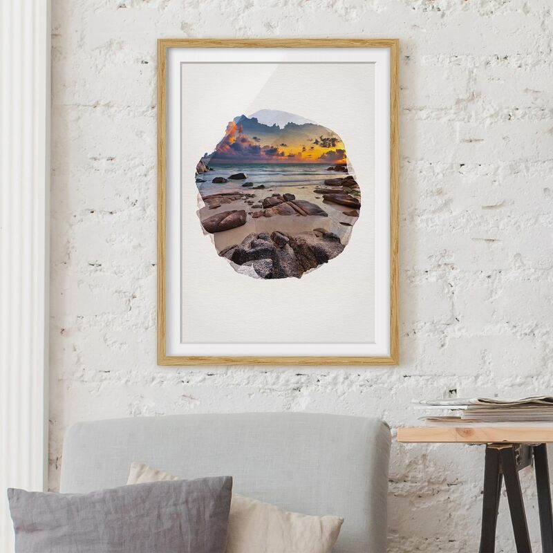 Póster enmarcado - Acquarelli - Spiaggia Alba In Thailandia Dimensión LxA: 100cm x 70cm, Marco: Roble
Póster enmarcado - Acquarelli - Spiaggia Alba In Thailandia Dimensión LxA: 100cm x 70cm, Marco: Roble