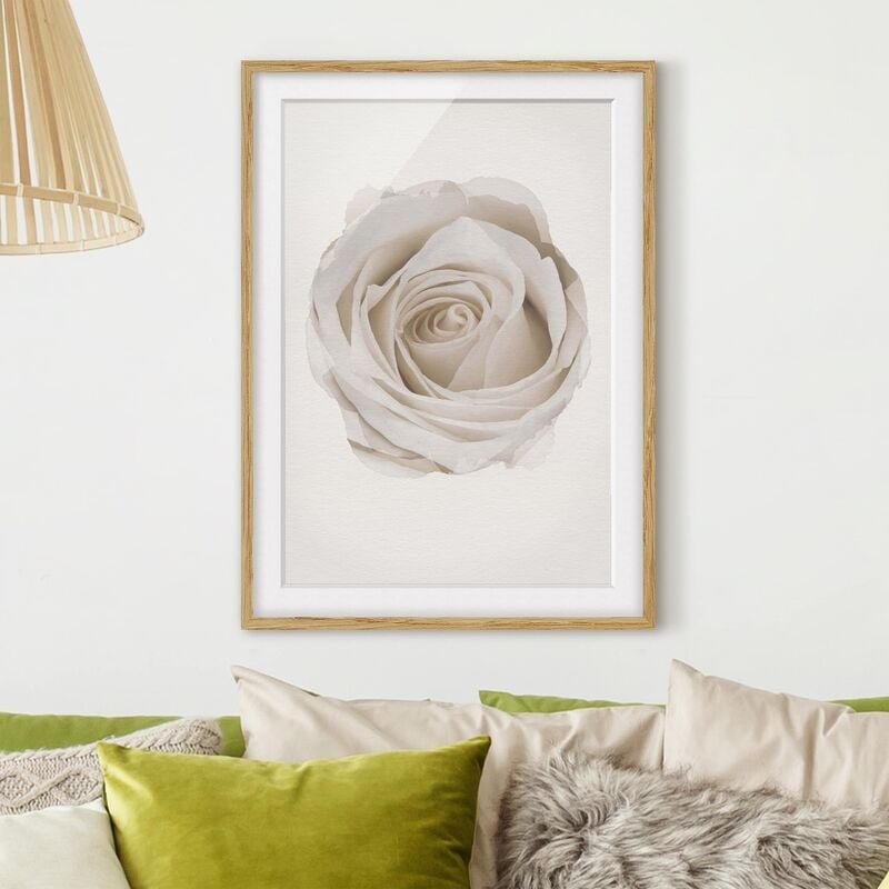 Póster enmarcado - Acquarelli - Pretty White Rose Dimensión LxA: 100cm x 70cm, Marco: Roble
Póster enmarcado - Acquarelli - Pretty White Rose Dimensión LxA: 100cm x 70cm, Marco: Roble
