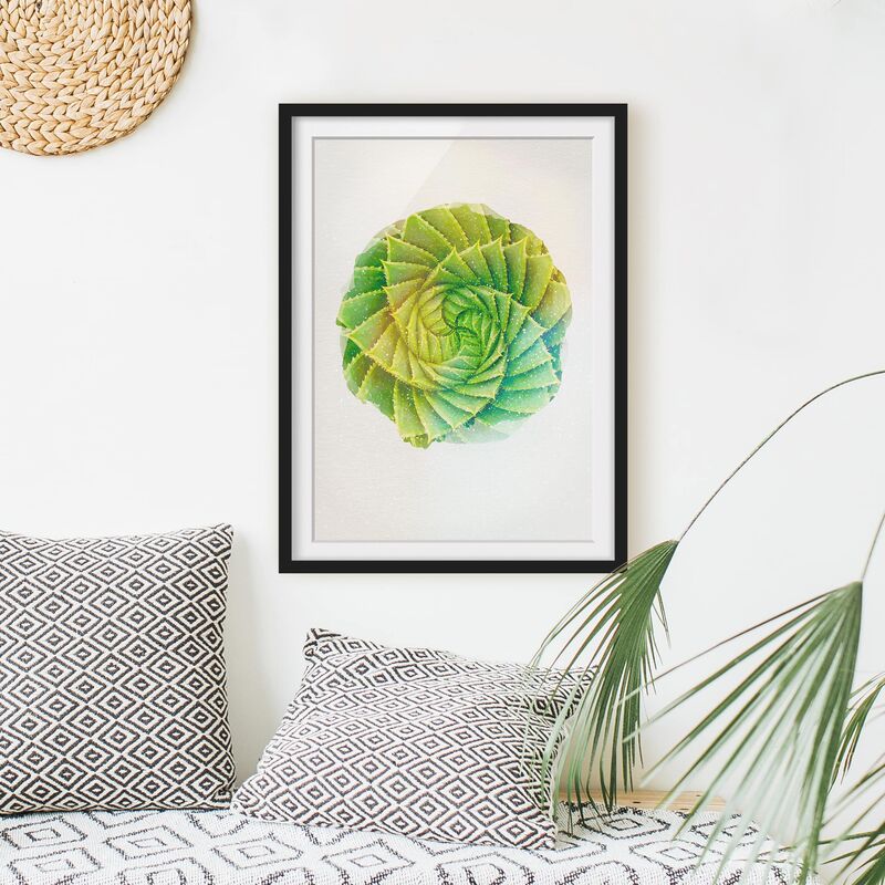 Póster enmarcado - Acquarelli - Spiral Aloe Dimensión LxA: 70cm x 50cm, Marco: Negro
Póster enmarcado - Acquarelli - Spiral Aloe Dimensión LxA: 70cm x 50cm, Marco: Negro
