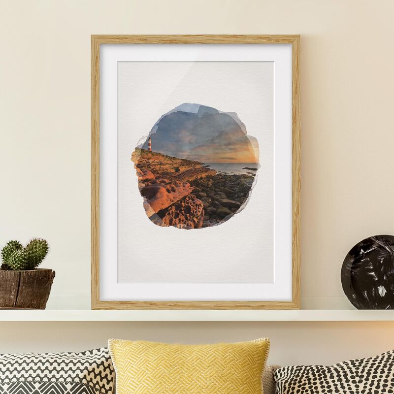 Póster enmarcado - Acquerelli - Tarbat Ness Sea & faro al tramonto Dimensión LxA: 24cm x 18cm, Marco: Roble
Póster enmarcado - Acquerelli - Tarbat Ness Sea & faro al tramonto Dimensión LxA: 24cm x 18cm, Marco: Roble