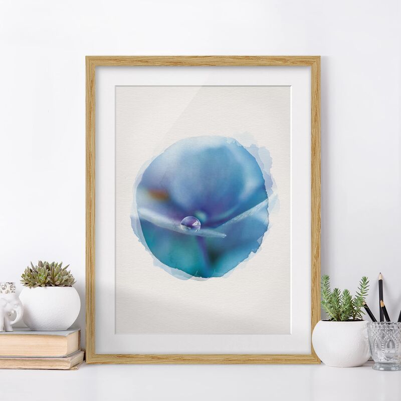 Póster enmarcado - Acquerelli - Gocce Ortensie Dimensión LxA: 100cm x 70cm, Marco: Roble
Póster enmarcado - Acquerelli - Gocce Ortensie Dimensión LxA: 100cm x 70cm, Marco: Roble