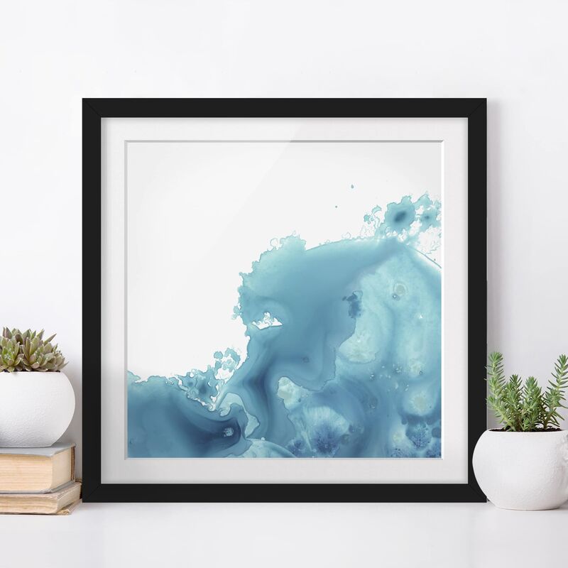 Póster enmarcado - Wave Watercolor Turquoise II Dimensión LxA: 20cm x 20cm, Marco: Negro
Póster enmarcado - Wave Watercolor Turquoise II Dimensión LxA: 20cm x 20cm, Marco: Negro