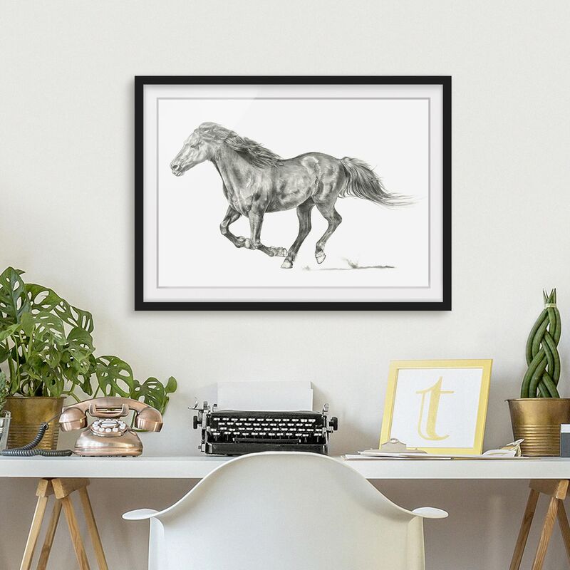 Póster enmarcado - Wild Horse Trial - Mare Dimensión LxA: 18cm x 24cm, Marco: Negro
Póster enmarcado - Wild Horse Trial - Mare Dimensión LxA: 18cm x 24cm, Marco: Negro