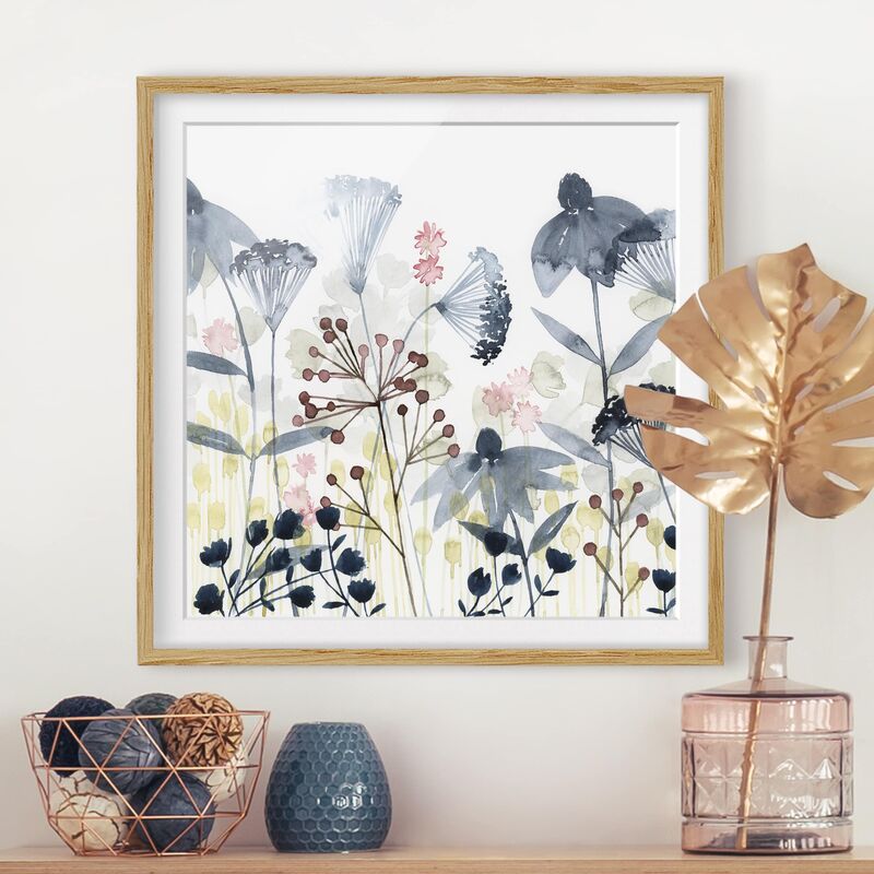 Póster enmarcado - Wildflower Watercolor I Dimensión LxA: 70cm x 70cm, Marco: Roble
Póster enmarcado - Wildflower Watercolor I Dimensión LxA: 70cm x 70cm, Marco: Roble