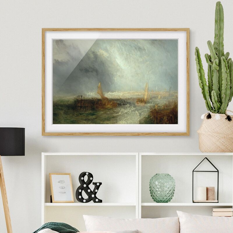 Póster enmarcado - William Turner - Ostend Dimensión LxA: 70cm x 100cm, Marco: Roble
Póster enmarcado - William Turner - Ostend Dimensión LxA: 70cm x 100cm, Marco: Roble