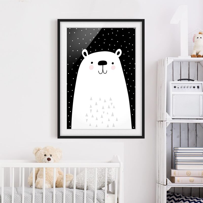 Póster enmarcado - Zoo Con I Modelli - Polar Bear Dimensión LxA: 24cm x 18cm, Marco: Negro
Póster enmarcado - Zoo Con I Modelli - Polar Bear Dimensión LxA: 24cm x 18cm, Marco: Negro
