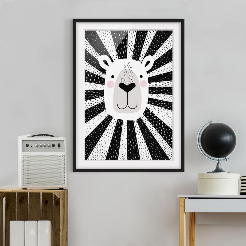 Póster enmarcado - Zoo Con I Modelli - Lion Dimensión LxA: 100cm x 70cm, Marco: Negro
Póster enmarcado - Zoo Con I Modelli - Lion Dimensión LxA: 100cm x 70cm, Marco: Negro