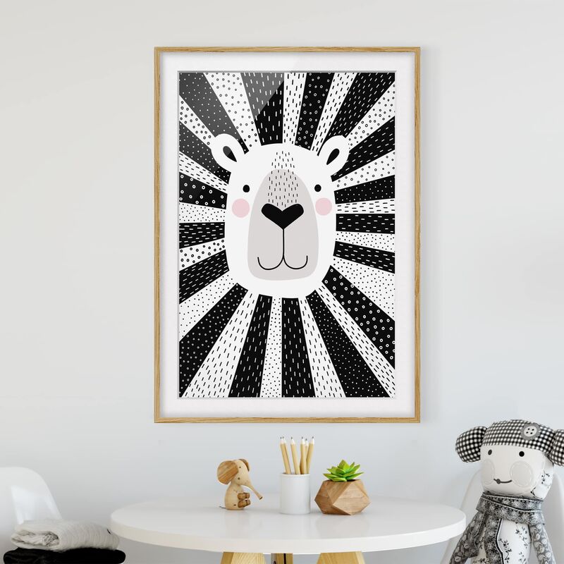 Póster enmarcado - Zoo Con I Modelli - Lion Dimensión LxA: 40cm x 30cm, Marco: Roble
Póster enmarcado - Zoo Con I Modelli - Lion Dimensión LxA: 40cm x 30cm, Marco: Roble