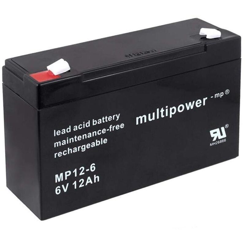 Powery Recambio de Batería para SAI y Alumbrados de emergencia 6V 12Ah (Reemplaza también 10Ah)
Powery Recambio de Batería para SAI y Alumbrados de emergencia 6V 12Ah (Reemplaza también 10Ah)