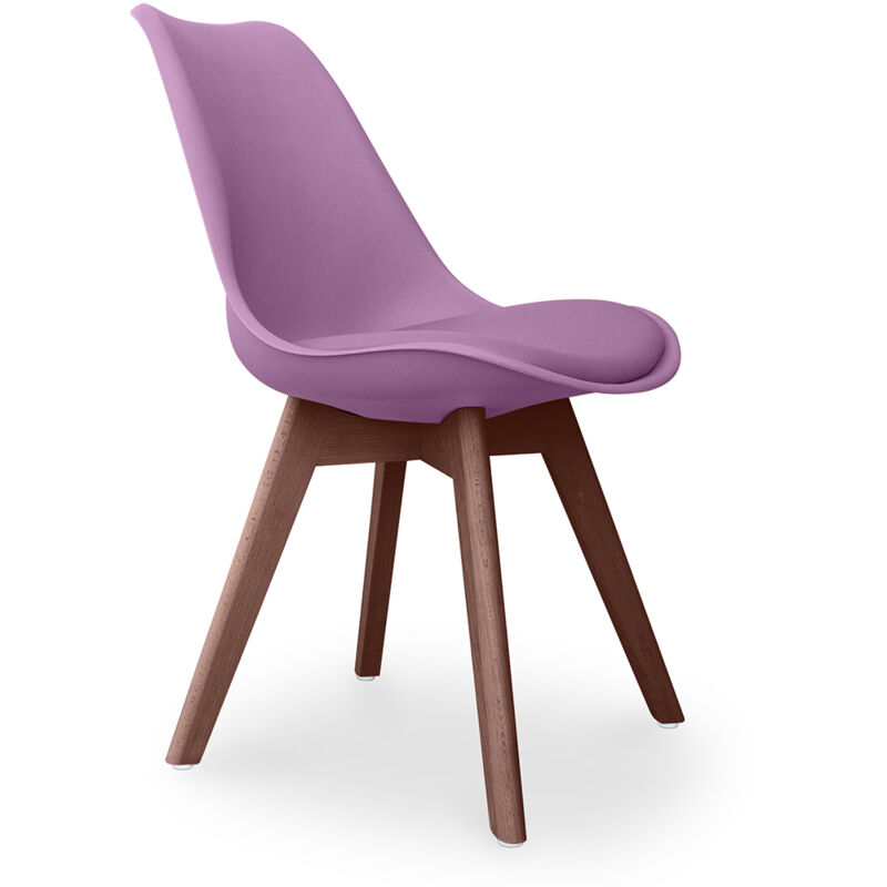 Silla de comedor Denisse Estilo Escandinavo Diseño Premium con cojín - Patas oscuras Morado pastel
Silla de comedor Denisse Estilo Escandinavo Diseño Premium con cojín - Patas oscuras Morado pastel