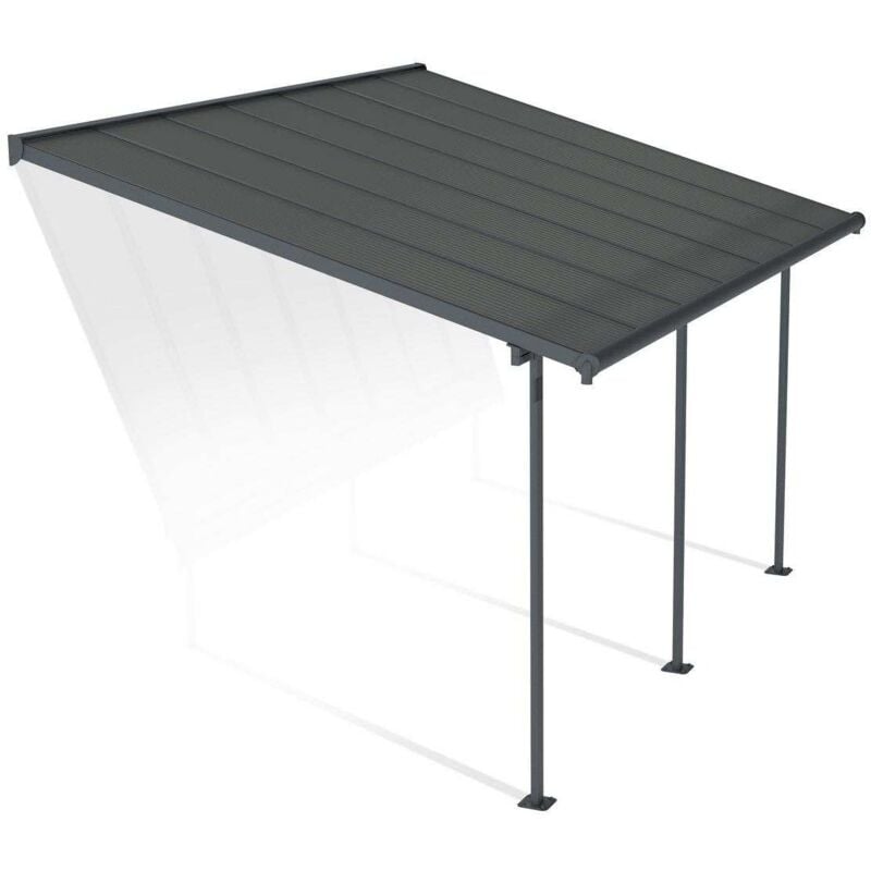 Canopia by Palram - Pergola Capri Marquesina De Aluminio Gris Con Vidriado De Policarbonato Bronce 434X295 Cm
Canopia by Palram - Pergola Capri Marquesina De Aluminio Gris Con Vidriado De Policarbonato Bronce 434X295 Cm