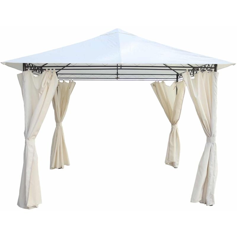 Gazebo Cenador de Exterior Acero Chillvert Milos 295x295x250 cm Con Cortinas Beige
Gazebo Cenador de Exterior Acero Chillvert Milos 295x295x250 cm Con Cortinas Beige