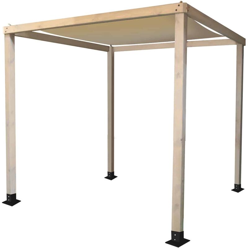 Pérgola de Jardín de Madera Tratada para Exterior Corinto con Lona y 4 Postes 255x255x225 cm Blanco y Beige - chillvert
Pérgola de Jardín de Madera Tratada para Exterior Corinto con Lona y 4 Postes 255x255x225 cm Blanco y Beige - chillvert