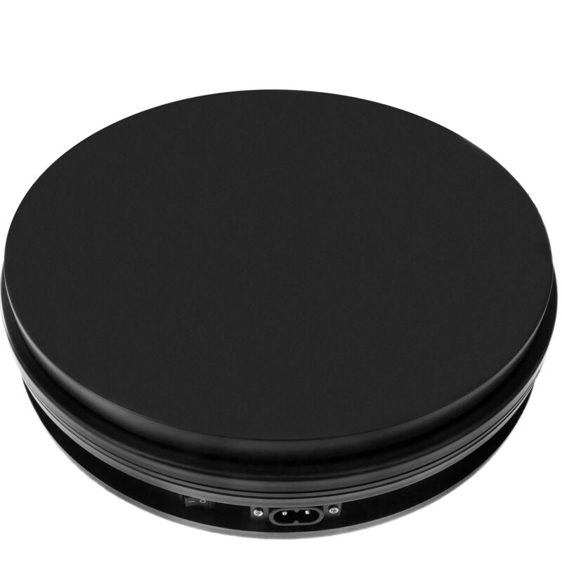 Base giratoria eléctrica de 25 cm. Plataforma rotatoria de color negro - Primematik
Base giratoria eléctrica de 25 cm. Plataforma rotatoria de color negro - Primematik