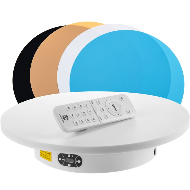 Plataforma giratoria con Bluetooth de 30cm de diámetro en color blanco - Primematik
Plataforma giratoria con Bluetooth de 30cm de diámetro en color blanco - Primematik