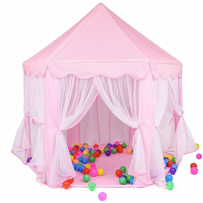 Princess Tent Large Castle Play Tent Fairy Playhouse para ninas Tienda de juegos para ninos con cortinas de malla Bolsa de almacenamiento con
Princess Tent Large Castle Play Tent Fairy Playhouse para ninas Tienda de juegos para ninos con cortinas de malla Bolsa de almacenamiento con