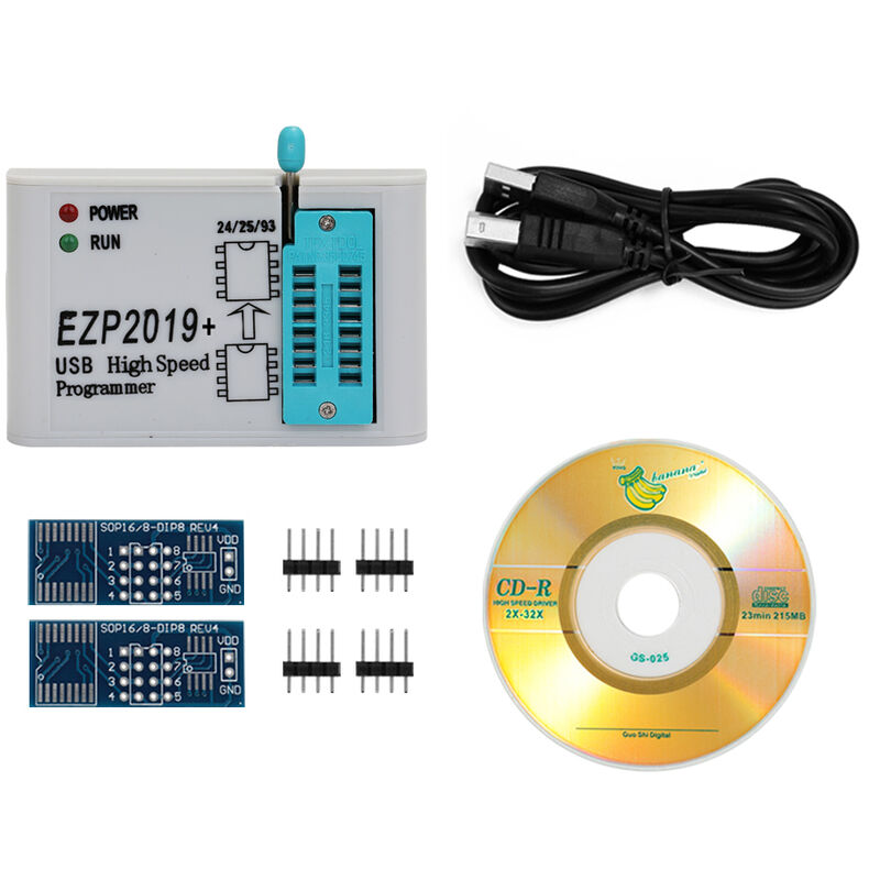 Programador SPI USB de alta velocidad EZP2019 compatible con 32M Flash 24 25 93 EEPROM 25 Flash bios Win7 Win8
Programador SPI USB de alta velocidad EZP2019 compatible con 32M Flash 24 25 93 EEPROM 25 Flash bios Win7 Win8