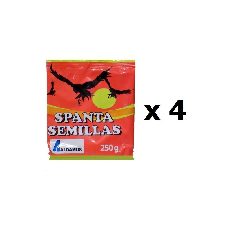 Protector ecológico fertilizante y repelente de aves SPANTA SEMILLAS 1 kg (4 x 250g)
Protector ecológico fertilizante y repelente de aves SPANTA SEMILLAS 1 kg (4 x 250g)