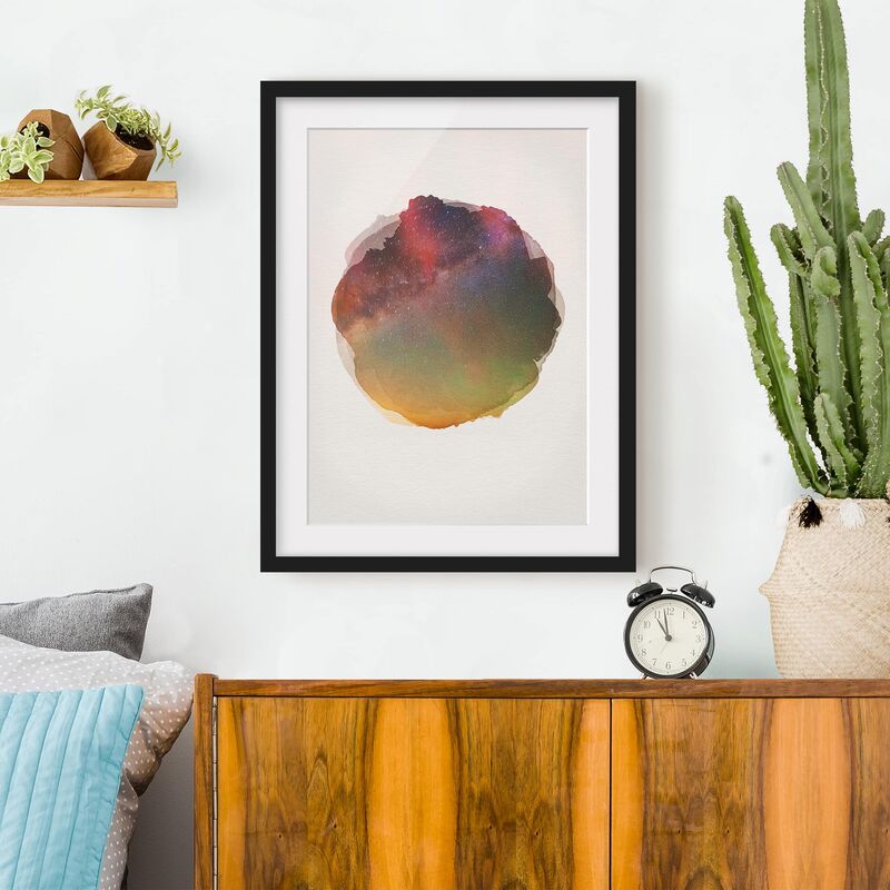 Póster enmarcado - Acquarelli - cielo stellato sopra il mare Dimensión LxA: 70cm x 50cm, Marco: Negro
Póster enmarcado - Acquarelli - cielo stellato sopra il mare Dimensión LxA: 70cm x 50cm, Marco: Negro