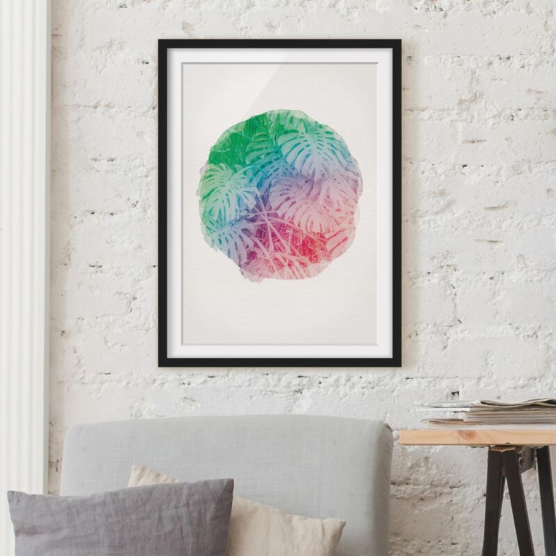 Póster enmarcado - Acquarelli - Rosa Monstera Dimensión LxA: 70cm x 50cm, Marco: Negro
Póster enmarcado - Acquarelli - Rosa Monstera Dimensión LxA: 70cm x 50cm, Marco: Negro