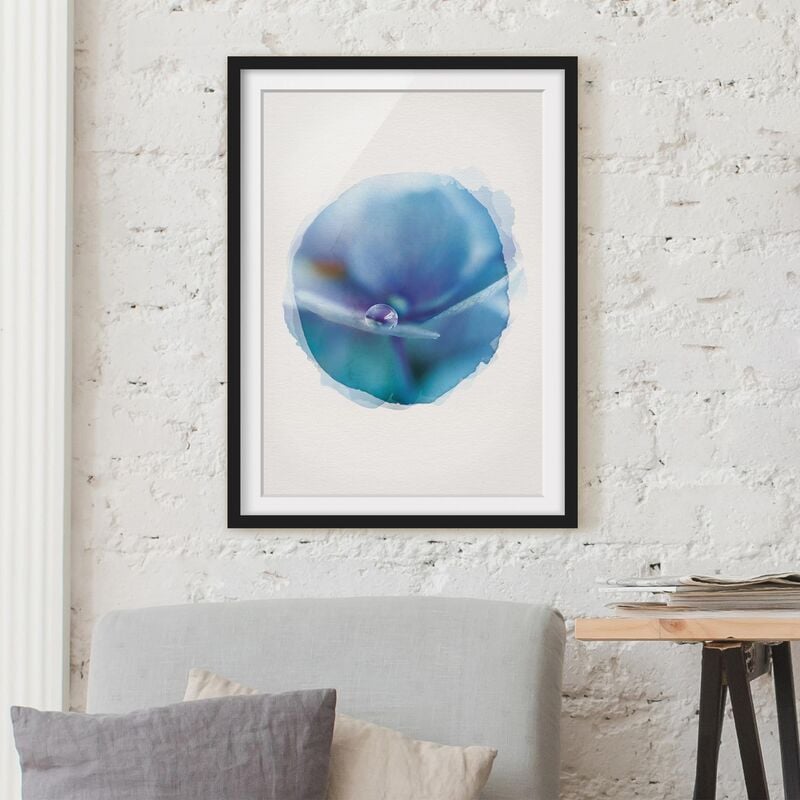 Póster enmarcado - Acquerelli - Gocce Ortensie Dimensión LxA: 40cm x 30cm, Marco: Negro
Póster enmarcado - Acquerelli - Gocce Ortensie Dimensión LxA: 40cm x 30cm, Marco: Negro
