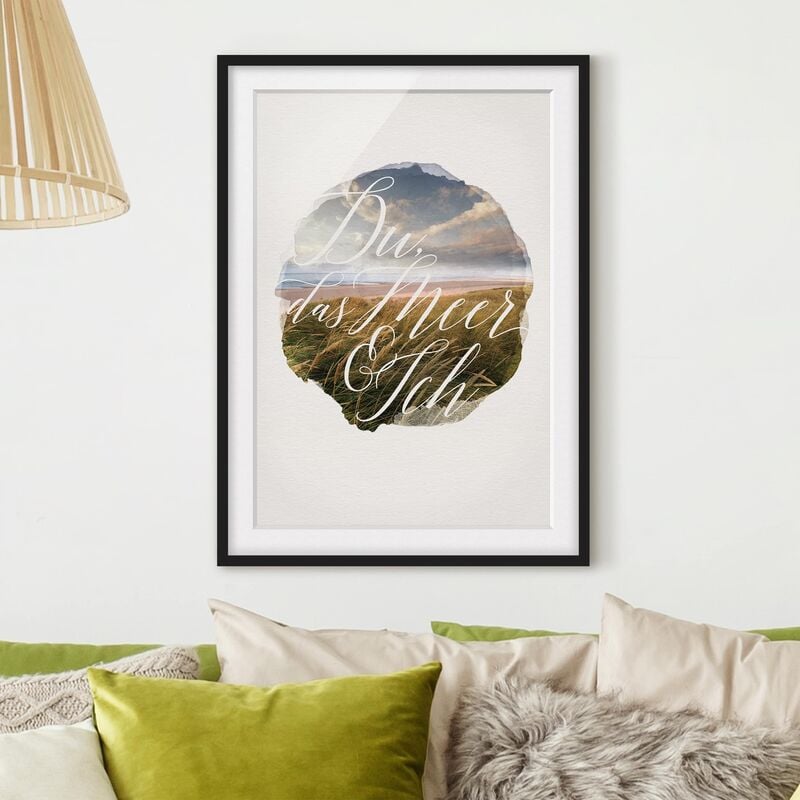 Póster enmarcado - Acquerelli - Si, The Sea & I Dimensión LxA: 100cm x 70cm, Marco: Negro
Póster enmarcado - Acquerelli - Si, The Sea & I Dimensión LxA: 100cm x 70cm, Marco: Negro