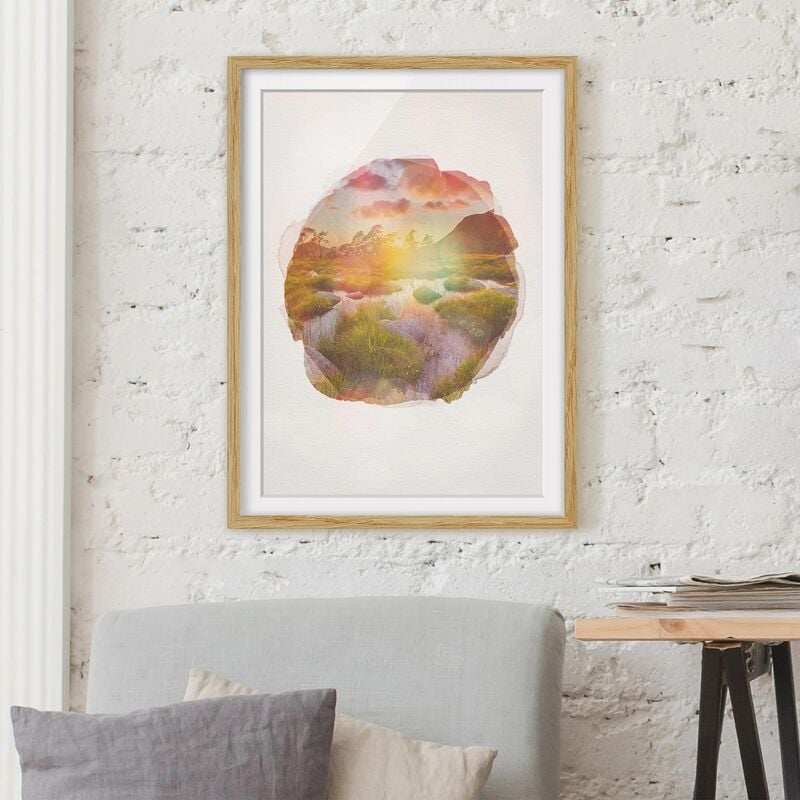 Póster enmarcado - Acquerelli - Tverrdalsbekken Dimensión LxA: 100cm x 70cm, Marco: Roble
Póster enmarcado - Acquerelli - Tverrdalsbekken Dimensión LxA: 100cm x 70cm, Marco: Roble