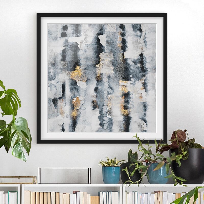 Póster enmarcado - Acquerello Astratto con oro Dimensión LxA: 30cm x 30cm, Marco: Negro
Póster enmarcado - Acquerello Astratto con oro Dimensión LxA: 30cm x 30cm, Marco: Negro