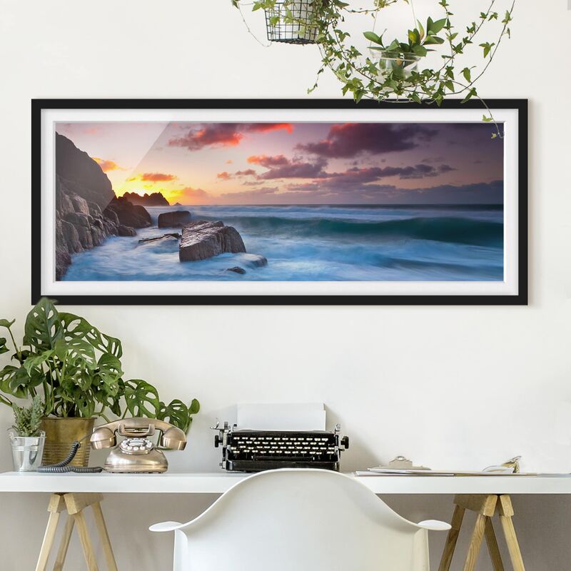 Póster enmarcado - Al Mare In Cornovaglia Dimensión LxA: 40cm x 100cm, Marco: Negro
Póster enmarcado - Al Mare In Cornovaglia Dimensión LxA: 40cm x 100cm, Marco: Negro