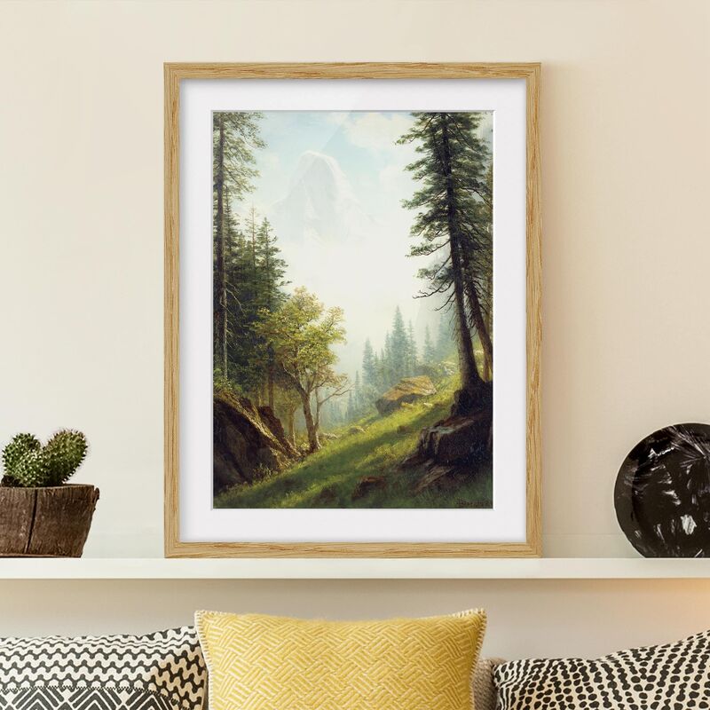 Póster enmarcado - Albert Bierstadt - Among The Bernese Alps Dimensión LxA: 24cm x 18cm, Marco: Roble
Póster enmarcado - Albert Bierstadt - Among The Bernese Alps Dimensión LxA: 24cm x 18cm, Marco: Roble