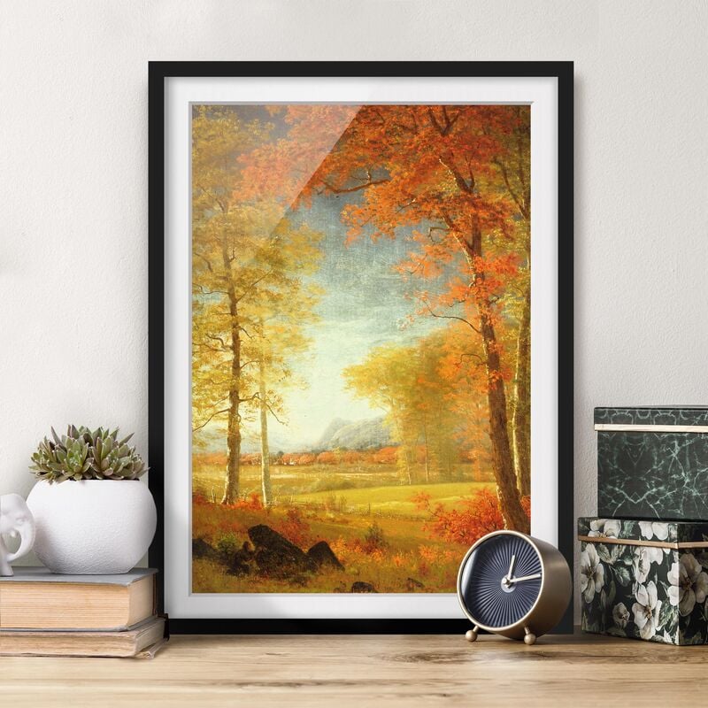 Póster enmarcado - Albert Bierstadt - Autunno in Oneida County, New York Dimensión LxA: 100cm x 70cm, Marco: Negro
Póster enmarcado - Albert Bierstadt - Autunno in Oneida County, New York Dimensión LxA: 100cm x 70cm, Marco: Negro