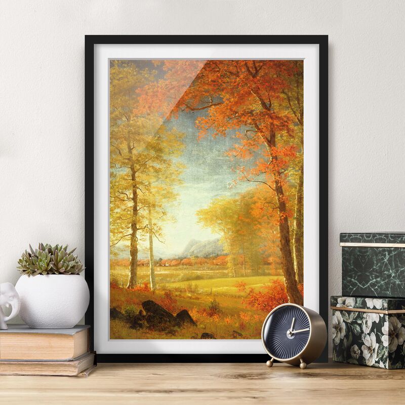 Póster enmarcado - Albert Bierstadt - Autunno in Oneida County, New York Dimensión LxA: 100cm x 70cm, Marco: Negro
Póster enmarcado - Albert Bierstadt - Autunno in Oneida County, New York Dimensión LxA: 100cm x 70cm, Marco: Negro
