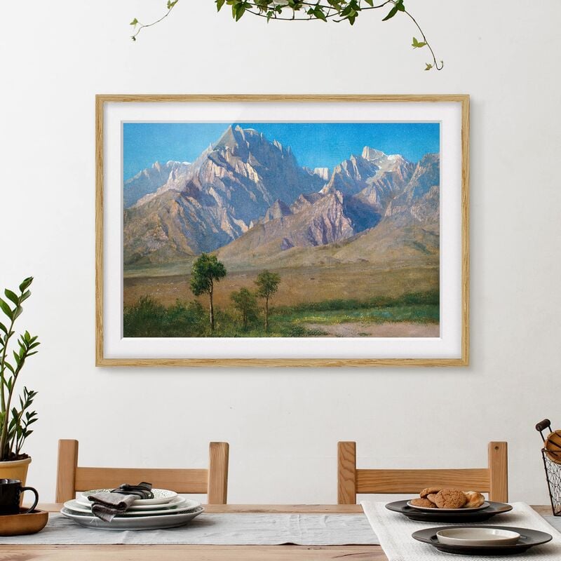 Póster enmarcado - Albert Bierstadt - Camp Independence Dimensión LxA: 30cm x 40cm, Marco: Roble
Póster enmarcado - Albert Bierstadt - Camp Independence Dimensión LxA: 30cm x 40cm, Marco: Roble