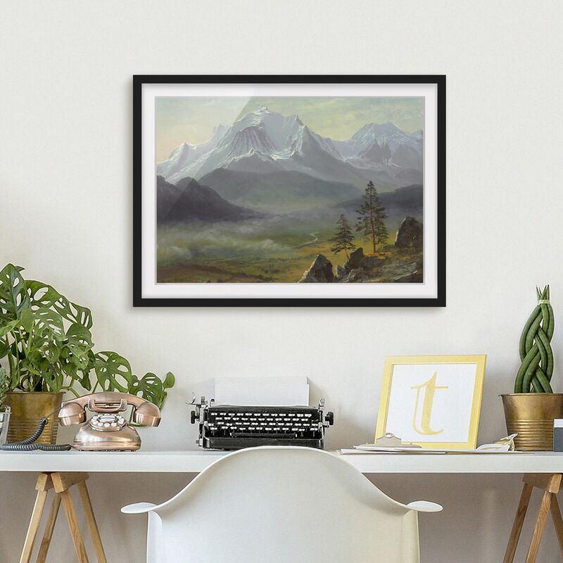 Póster enmarcado - Albert Bierstadt - Mont Blanc Dimensión LxA: 70cm x 100cm, Marco: Negro
Póster enmarcado - Albert Bierstadt - Mont Blanc Dimensión LxA: 70cm x 100cm, Marco: Negro