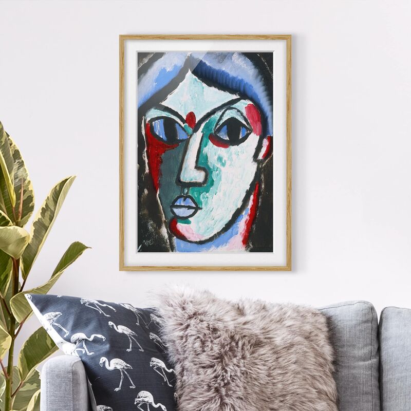 Póster enmarcado - Alexej Von Jawlensky - Portrait Of A Man Dimensión LxA: 55cm x 40cm, Marco: Roble
Póster enmarcado - Alexej Von Jawlensky - Portrait Of A Man Dimensión LxA: 55cm x 40cm, Marco: Roble