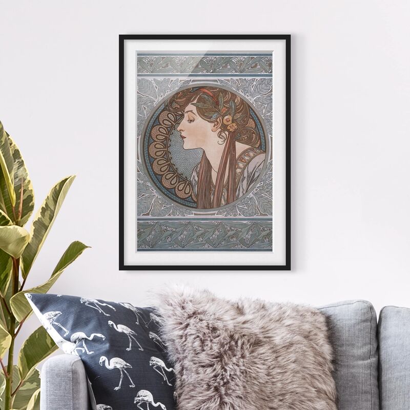 Póster enmarcado - Alfons Mucha - Helena Dimensión LxA: 100cm x 70cm, Marco: Negro
Póster enmarcado - Alfons Mucha - Helena Dimensión LxA: 100cm x 70cm, Marco: Negro