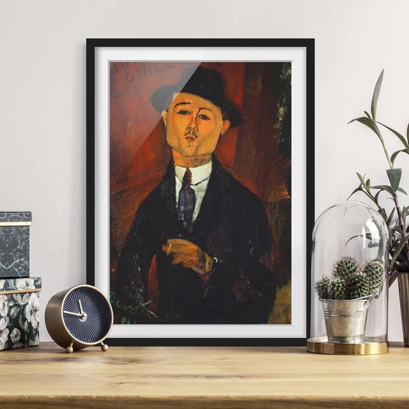 Póster enmarcado - Amedeo Modigliani - Portrait Of Paul Guillaume Dimensión LxA: 24cm x 18cm, Marco: Negro
Póster enmarcado - Amedeo Modigliani - Portrait Of Paul Guillaume Dimensión LxA: 24cm x 18cm, Marco: Negro