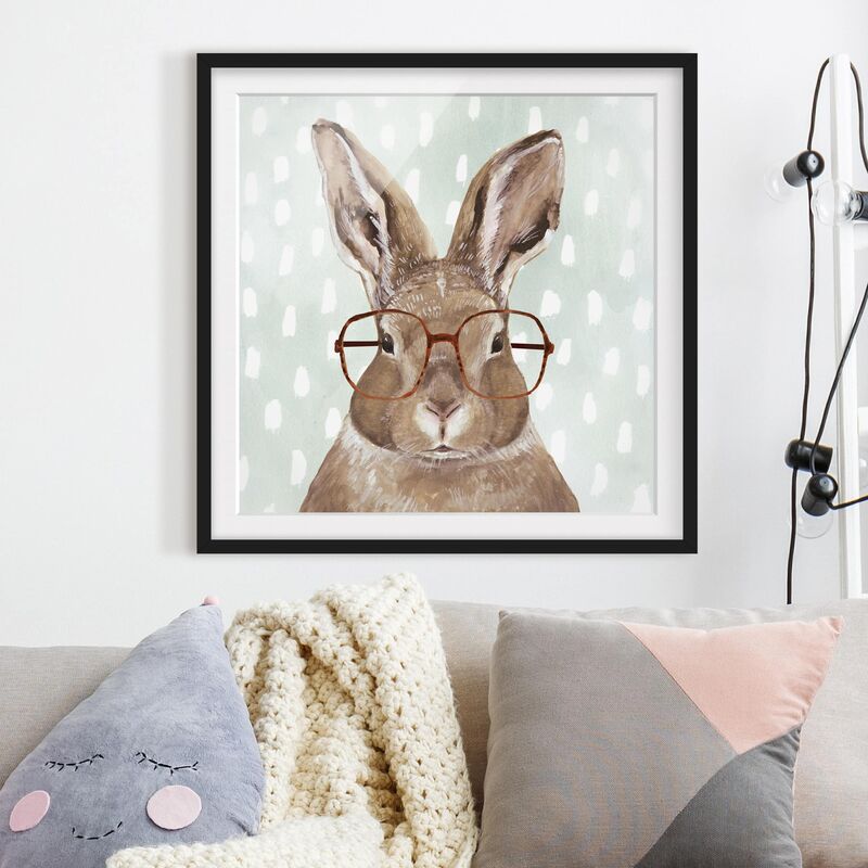 Póster enmarcado - Animals With Glasses - Rabbit Dimensión LxA: 30cm x 30cm, Marco: Negro
Póster enmarcado - Animals With Glasses - Rabbit Dimensión LxA: 30cm x 30cm, Marco: Negro