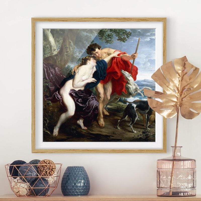 Póster enmarcado - Anthony Van Dyck - Venus And Adonis Dimensión LxA: 30cm x 30cm, Marco: Roble
Póster enmarcado - Anthony Van Dyck - Venus And Adonis Dimensión LxA: 30cm x 30cm, Marco: Roble