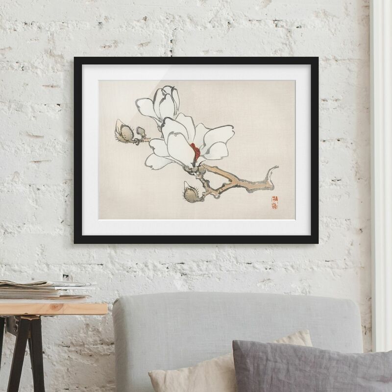 Póster enmarcado - Asian Vintage Disegno White Magnolia Dimensión LxA: 40cm x 55cm, Marco: Negro
Póster enmarcado - Asian Vintage Disegno White Magnolia Dimensión LxA: 40cm x 55cm, Marco: Negro