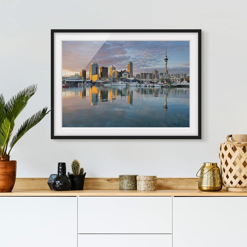 Póster enmarcado - Auckland Skyline Sunset Dimensión LxA: 50cm x 70cm, Marco: Negro
Póster enmarcado - Auckland Skyline Sunset Dimensión LxA: 50cm x 70cm, Marco: Negro