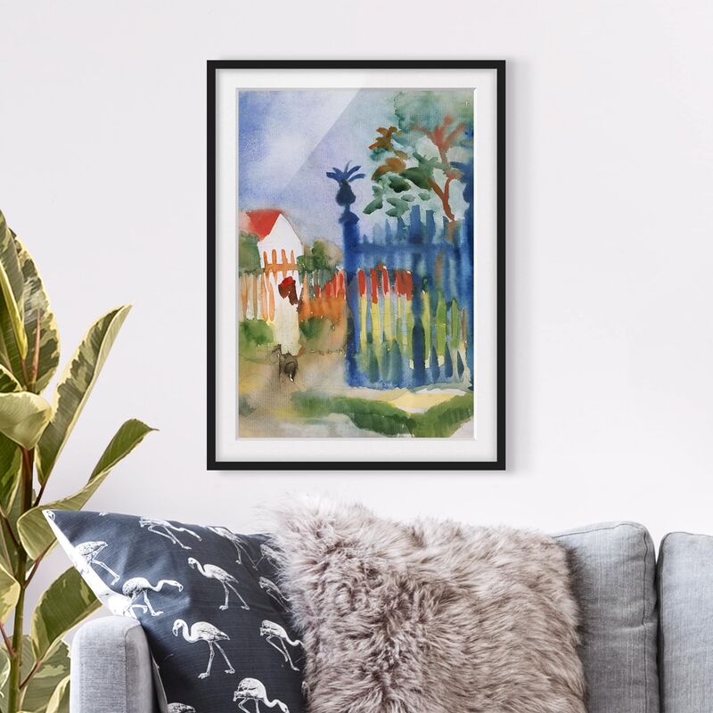 Póster enmarcado - August Macke - Garden Gate Dimensión LxA: 24cm x 18cm, Marco: Negro
Póster enmarcado - August Macke - Garden Gate Dimensión LxA: 24cm x 18cm, Marco: Negro